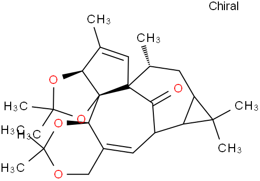 巨大戟醇-3,4:5,20-双缩丙酮