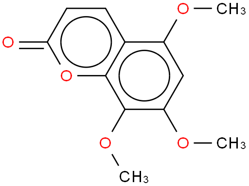 5,7,8-三甲氧基香豆素