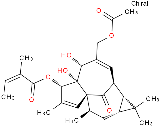 巨大戟醇-3-O-当归酸-20-乙酸酯