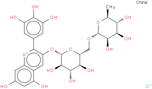 氯化飞燕草素-3-O-芸香糖苷