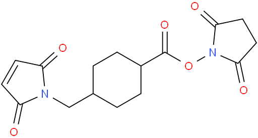 2,5-Dioxopyrrolidin-1-yl 4-((2,5-dioxo-2,5-dihydro-1H-pyrrol-1-yl)methyl)cyclohexanecarboxylate