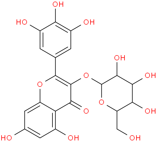 杨梅素-3-O-Β-D-葡萄糖苷