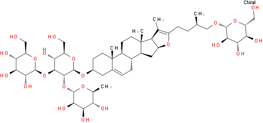 伪原纤细薯蓣皂苷