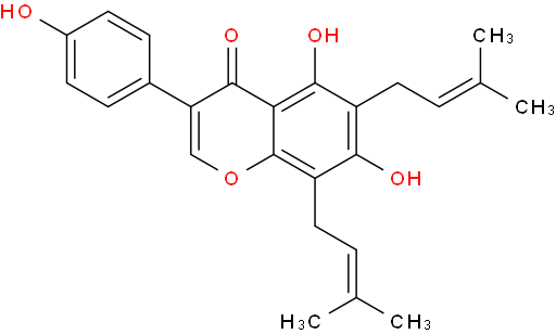 6,8-二异戊烯基金雀异黄素