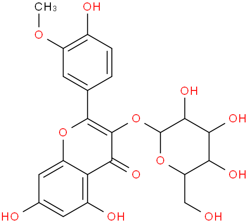 异鼠李素--3-O-β-D-葡萄糖苷