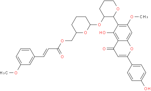 6-阿魏酰斯皮诺素，6'''-阿魏酰基斯皮诺素