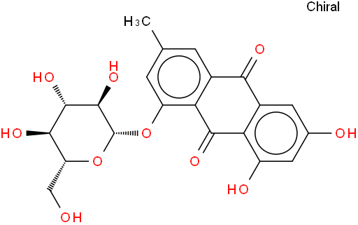 大黄素-1-O-β-D-葡萄糖苷