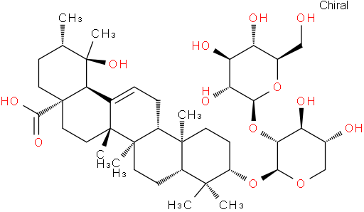 毛冬青皂苷B1,冬青苷D