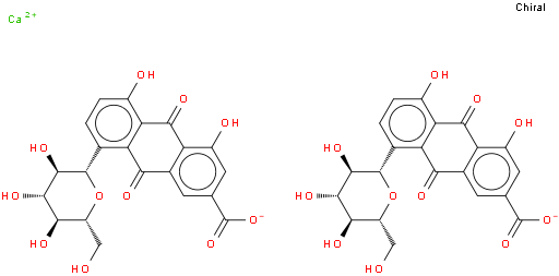 大黄酸-8-O-β-D-葡萄糖苷