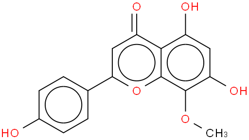 4'-羟基汉黄芩素，5，7，4＇-三羟基-8－甲氧基黄酮