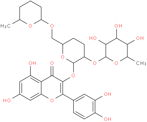 Quercetin-3-O-rhamnoside-(1→2)-O-rhamnoside