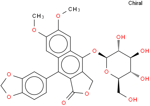 Diphyllin O-glucoside