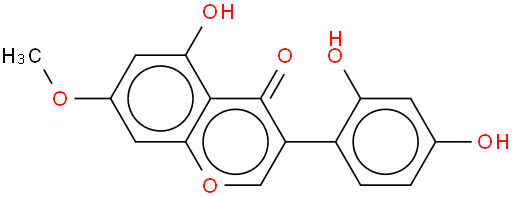 3-(2,4-Dihydroxyphenyl)-5-hydroxy-7-methoxy-4H-1-benzopyran-4-one