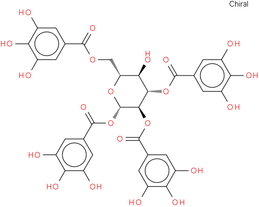 1,2,3,6-Tetra-O-galloyl-β-D-glucose