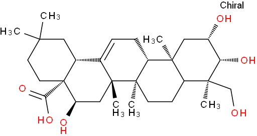 Virgaureagenin G，Polygalacic acid