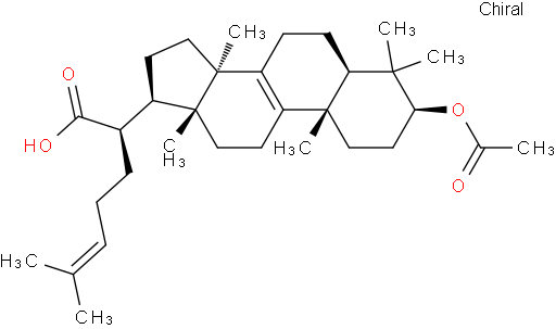 3α-acetyloxylanosta-8,24-dien -21-oic acid